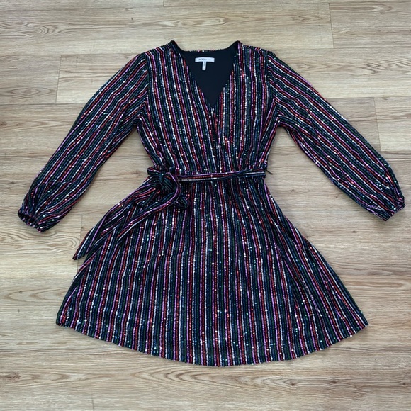 BCBGeneration Sequin Mini Dress Sz 16 - Picture 1 of 9